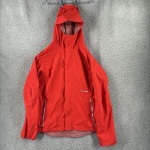 Cotopaxi Mens Medium M Orange Tikal Rain Jacket Travel Light Waterproof Hood